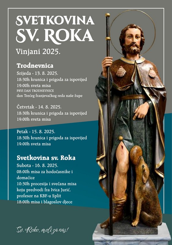 Blagdan sv. Roko 2025.
